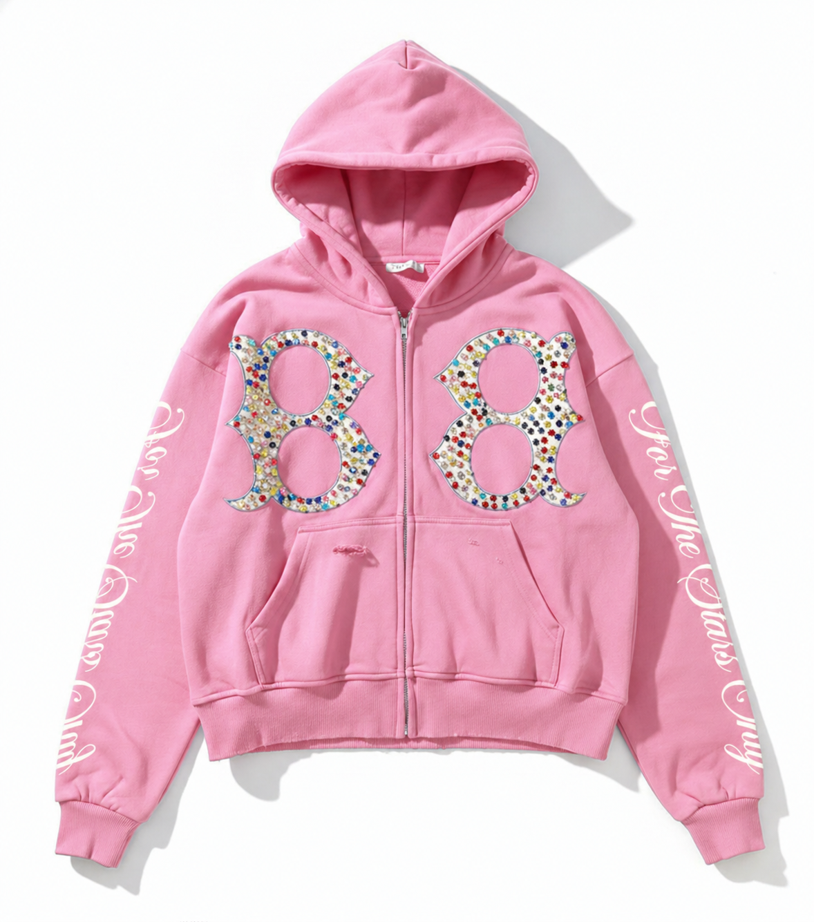 PINK “INITIAL”HOODIE